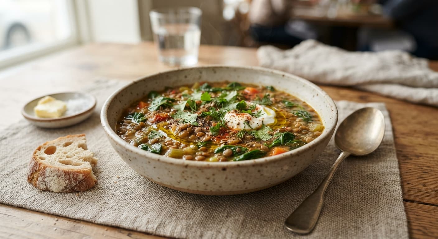 Spinach / Lentil Soup